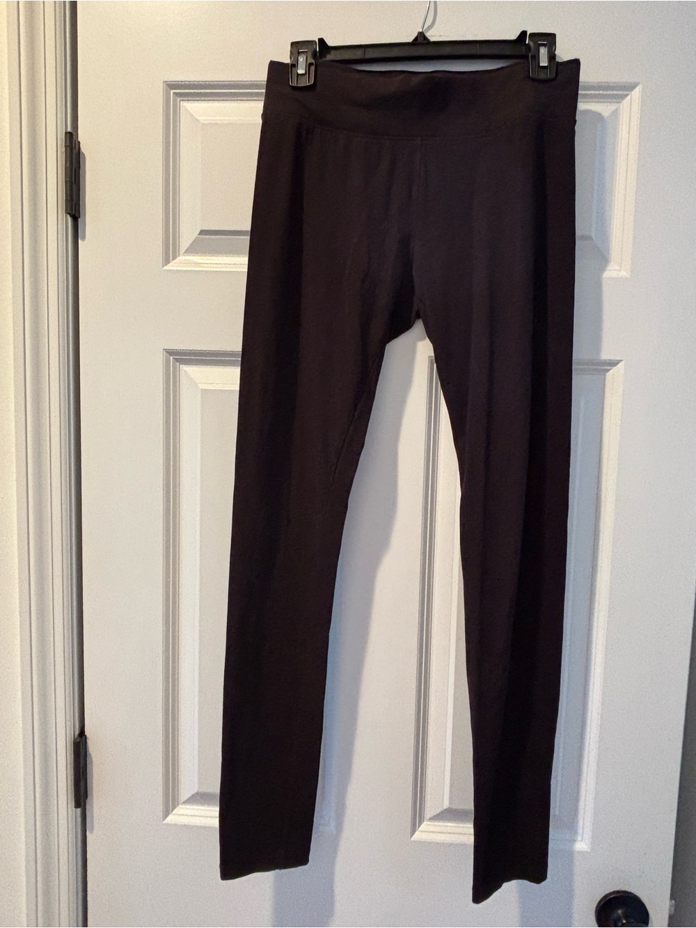 HUE Black wide Waist band cotton Leggings